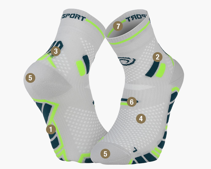 Trail Ultra Mid Socks grey/green